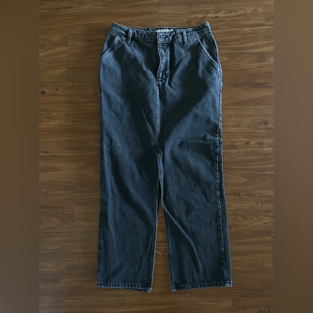Maxi Denim Skirt Black/Grey Dark wash